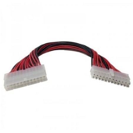 Adaptador Alimentación 3GO A129- Molex 24 PIN Macho - Molex 24 PIN Hembra- 30cm