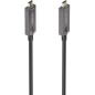 Cable USB 3-1 Tipo-C Aisens AOC A157-0882- USB Tipo-C Macho - USB Tipo-C Macho- Hasta 60W- 10Gbps- 10m- Negro