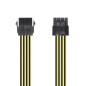 CABLE ALIMENTACION AISENS 8PIN H-4+4PIN M 30CM CABLE ALIMENTACION AISENS 8PIN H-4+4PIN M 30CM