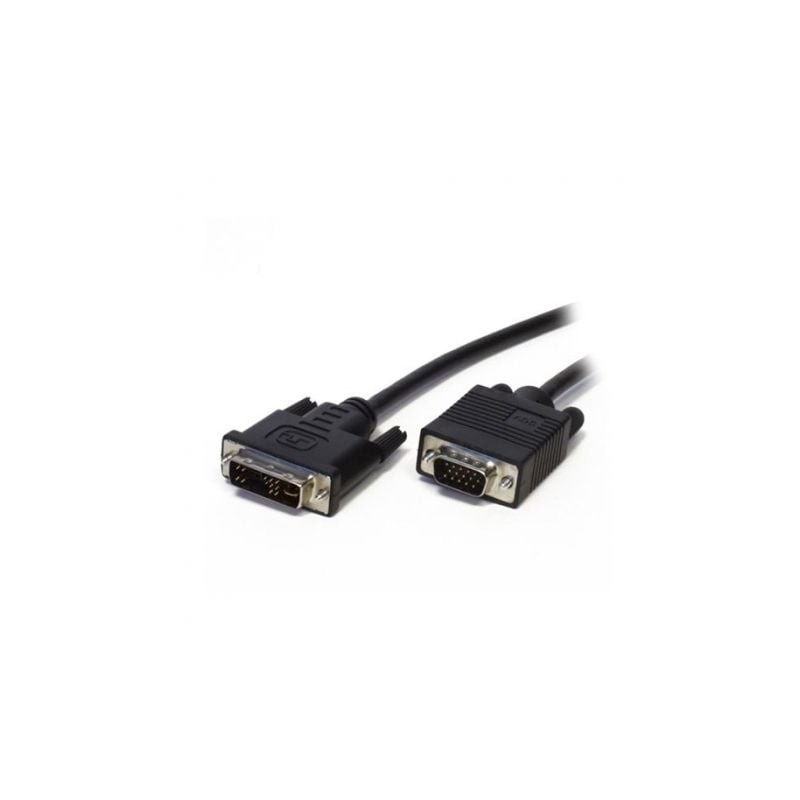 Cable DVI 3GO CDVIVGA- DVI-I Macho - HD DSUB Macho- 2m- Negro