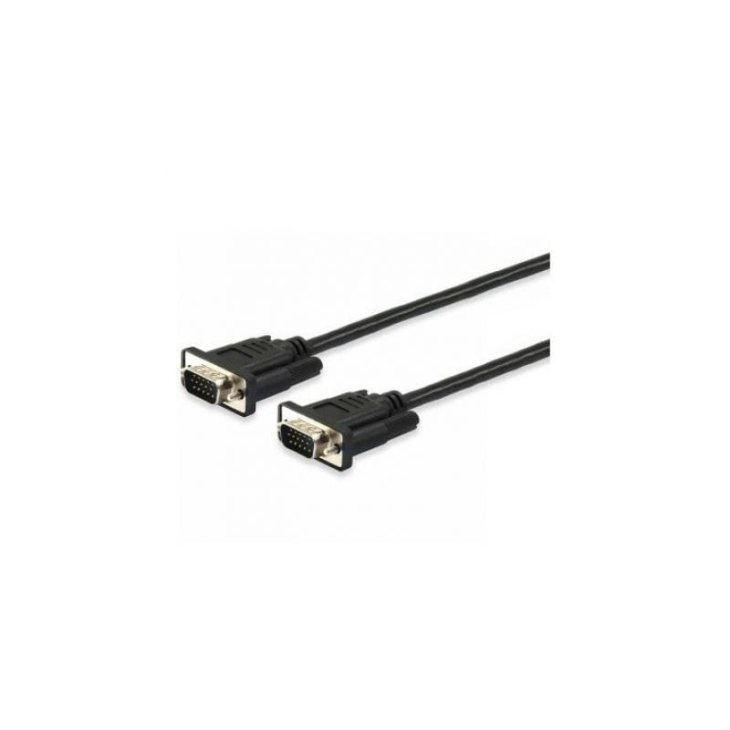 Cable VGA 3GO CVGA10MM- VGA Macho - VGA Macho- 10m- Negro