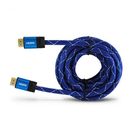 Cable HDMI 2-0 4K 3GO CHDMI52- HDMI Macho - HDMI Macho- 5m- Azul