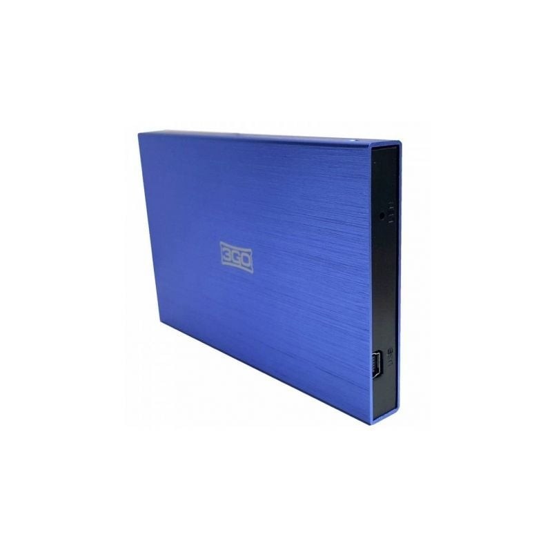 Caja Externa para Disco Duro de 2-5" 3GO HDD25BL13- USB 2-0