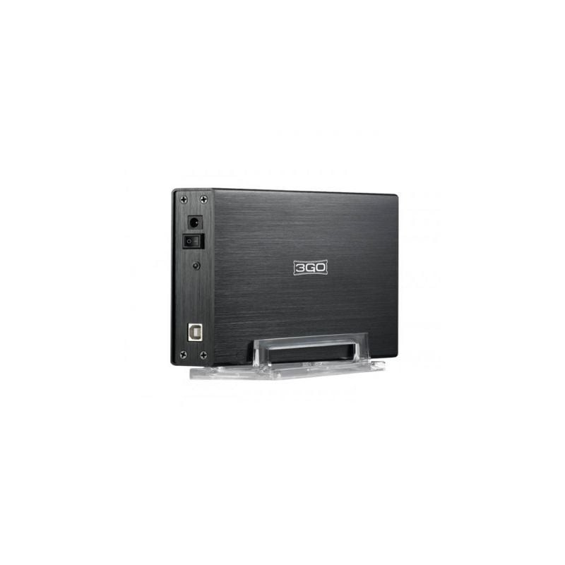 Caja Externa para Disco Duro de 3-5" 3GO HDD35BKIS- USB 2-0