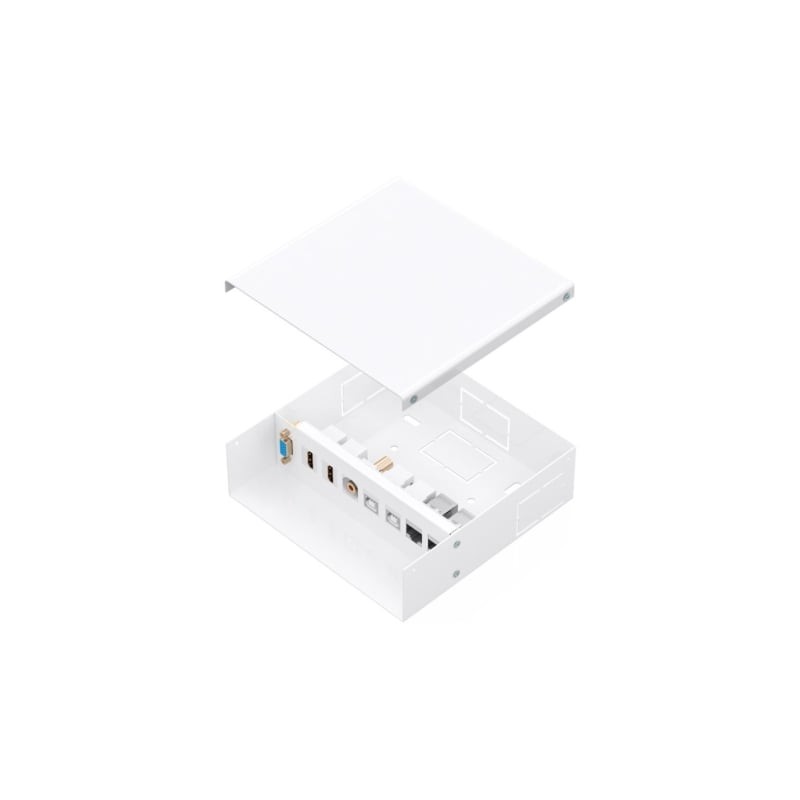 Caja de Conexiones Aisens A127-1031- VGA - 2x HDMI - Jack 3-5 - 2x USB-B - 2x RJ45