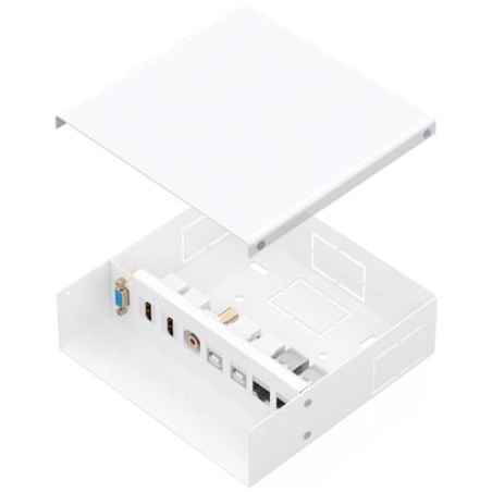 Caja de Conexiones Aisens A127-1031- VGA - 2x HDMI - Jack 3-5 - 2x USB-B - 2x RJ45
