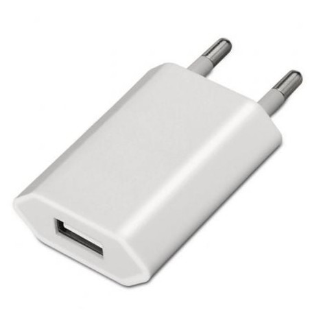 MINI CARGADOR AISENS USB 5V-1A BLANCO