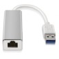 ADAPTADOR USB 3-0 A RJ45 AISENS A106-0049 BLANCO