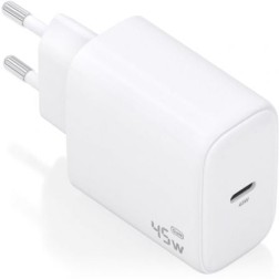 CARGADOR AISENS GAN 45W,1XUSB-C PD3-0 BLANCO