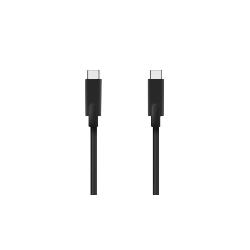 Cable USB 3-2 Tipo-C Aisens A107-0706 5GBPS 3A 60W- USB Tipo-C Macho - USB Tipo-C Macho- 4m- Negro