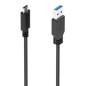 Cable USB 3-1 Tipo-C Aisens A107-0860- USB Tipo-C Macho - USB Macho- 10Gbps- 2m- Negro