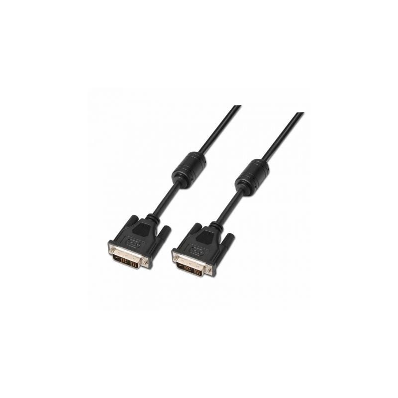 Cable DVI Aisens A117-0086- DVI-D Macho - DVI-D Macho- Hasta 3W- 10Mbps- 1-8m- Negro