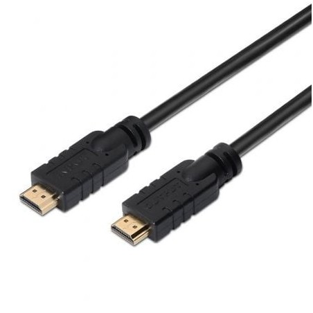 Cable HDMI 1-4 Aisens A119-0104- HDMI Macho - HDMI Macho- Hasta 10W- 720Mbps- 20m- Negro