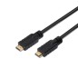 Cable HDMI 2-0 4K Aisens A120-0373- HDMI Macho - HDMI Macho- Hasta 10W- 2250Mbps- 15m- Negro