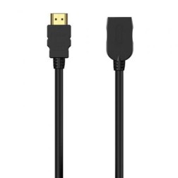 Cable Alargador HDMI Aisens A120-0544- HDMI Macho - HDMI Hembra- 1m- Negro