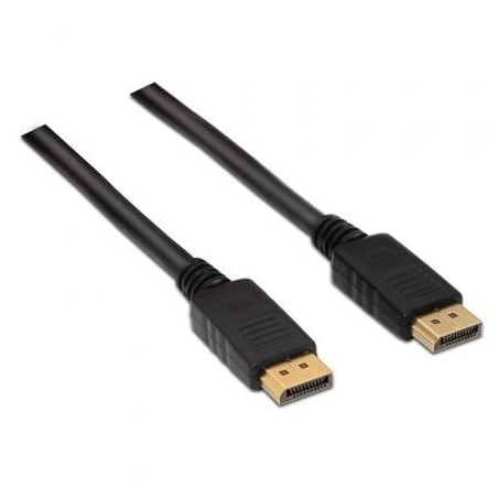 Cable Displayport 1-2 4K Aisens A124-0129- Displayport Macho - Displayport Macho- 2m- Negro