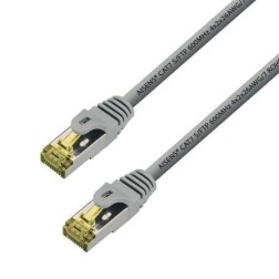 Cable de Red RJ45 S-FTP Aisens A146-0334- Cat-7- 1m- Gris