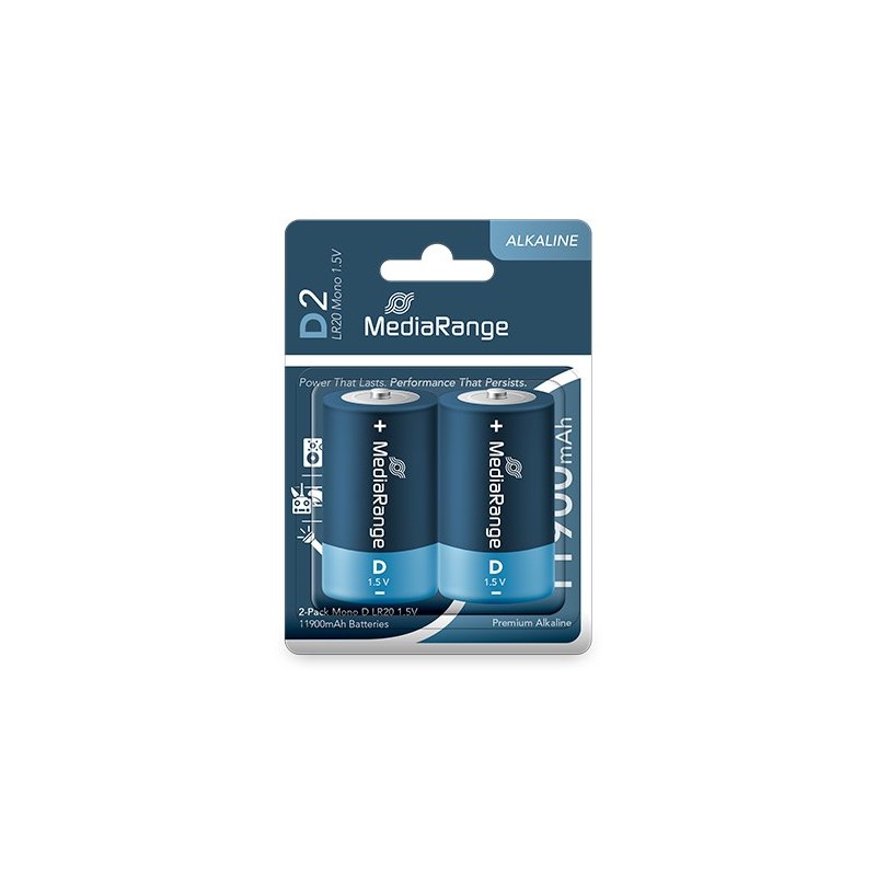 PILAS ALCALINAS MEDIARANGE MONO-D