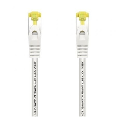 Cable de Red RJ45 SFTP Aisens A146-0489 Cat-7- 50cm- Blanco