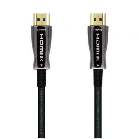 Cable HDMI 2-1 AOC 8K Aisens A153-0517- HDMI Macho - HDMI Macho- 20m- Negro