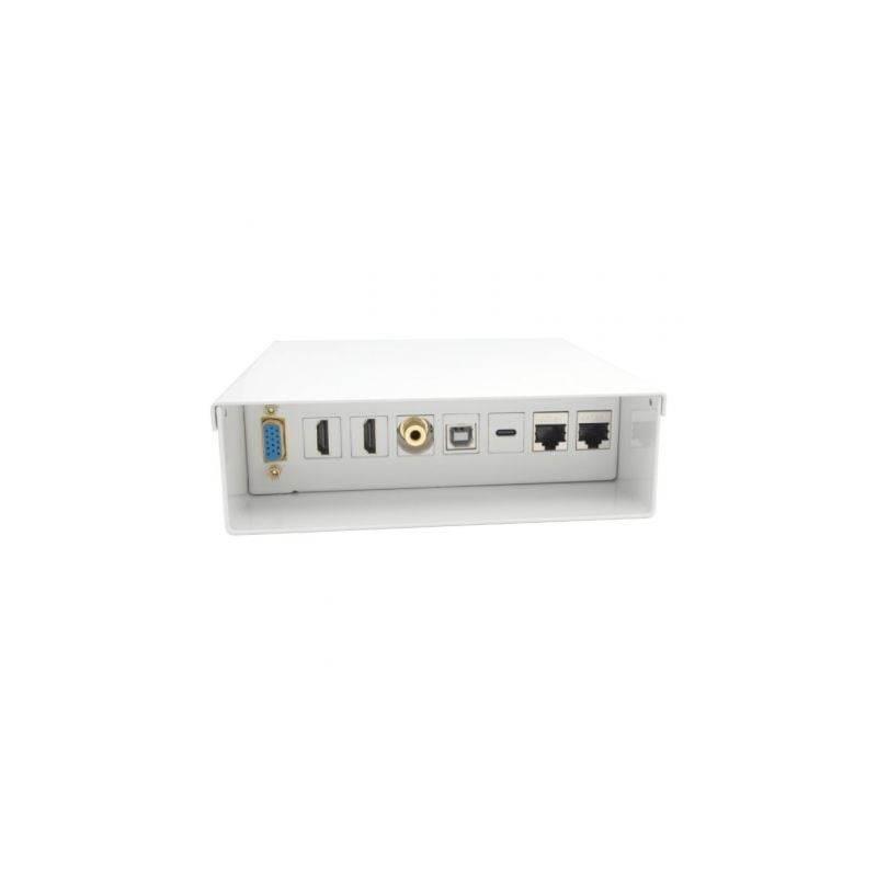 Caja de Conexiones Aisens A127-0720- VGA - 2x HDMI - Jack 3-5 - USB Tipo-C - USB - 2x RJ45