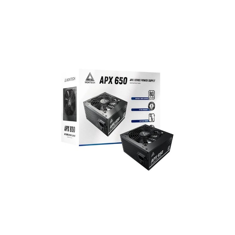 FUENTE DE ALIMENTACION ATX 650W MONTECH BLACK APX650