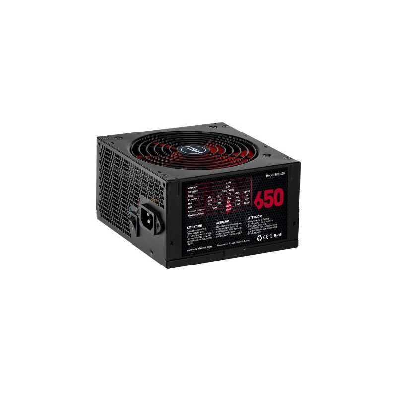 FUENTE ALIMENTACION NOX NX650 650W ATX NEGRO FUENTE ALIMENTACION NOX NX650 650W ATX NEGRO