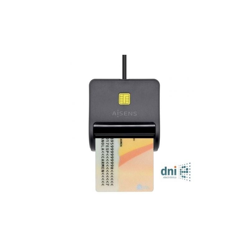 LECTOR TARJETA DNI AISENS ASCR-SN01-BK NEGRO