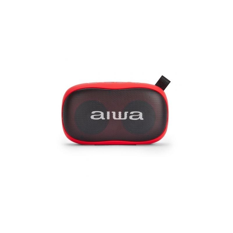 Altavoz con Bluetooth Aiwa BS-110RD- 10W- 2-0- Rojo