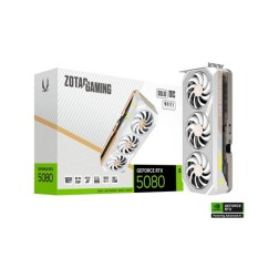 TARJETA GRÁFICA ZOTAC RTX 5080 SOLID OC WHITE 16GB
