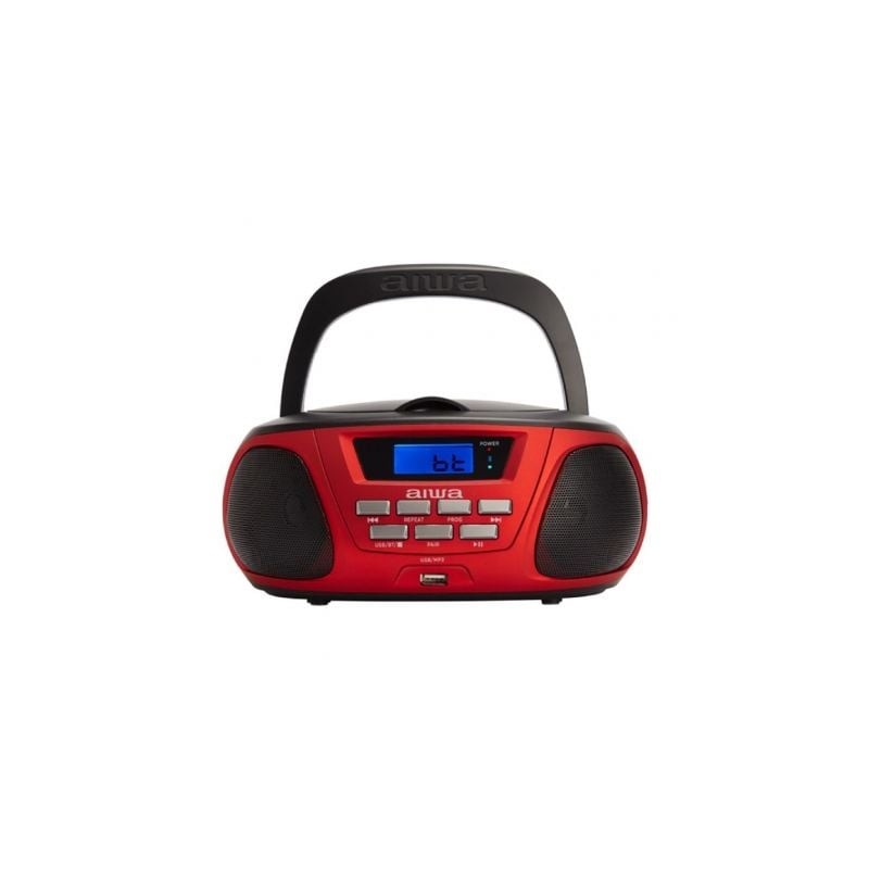 Radio CD Aiwa BBTU-300RD- 5W- Rojo