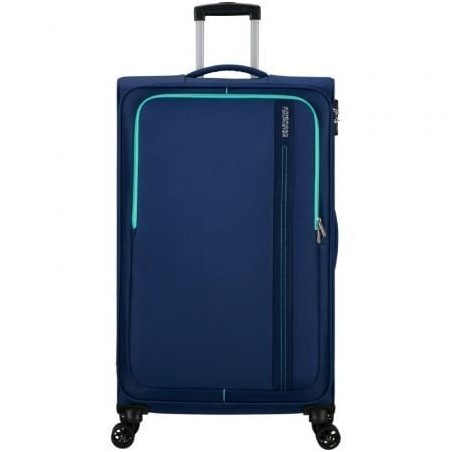 Maleta de Cabina American Tourister Sea Seeker Spinner 80cm- 80x47-5x28-5cm- 4 Ruedas- Marino Combate