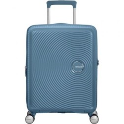 Maleta de Cabina American Tourister SoundBox Spinner 55cm- 55x40x20cm- 4 Ruedas- Azul Piedra