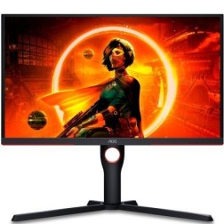 Monitor Gaming AOC 25G3ZM-BK 24-5"- Full HD- 0-5ms- 240Hz- VA- Regulable en altura- Negro y Rojo