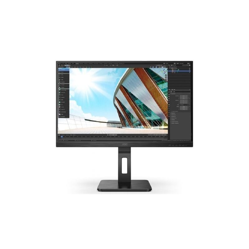 Monitor Profesional AOC 27P2Q 27"- Full HD- Multimedia- Regulable en altura- Negro