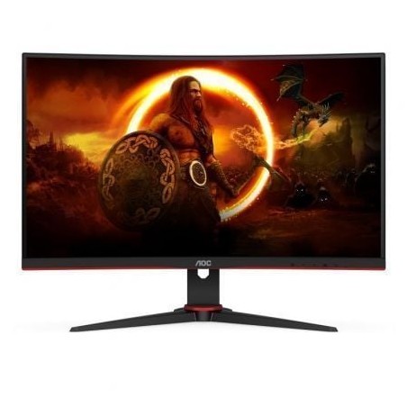 Monitor Gaming Curvo AOC C27G2ZE-BK 27"- Full HD- 1ms- 240Hz- VA- Negro y Rojo