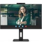 Monitor Profesional AOC Q27P3QW 27"- QHD- Webcam- Multimedia- Regulable en altura- Negro