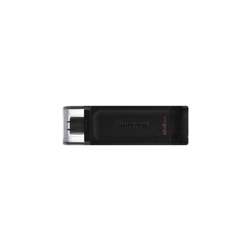 PENDRIVE 64GB USB-C 3-2 KINGSTON DT70 NEGRO PENDRIVE 64GB USB-C 3-2 KINGSTON DT70 NEGRO
