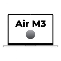 Apple Macbook Air 15" - M3 8-Core CPU- 8Gb- 256Gb SSD- 10-Core GPU- Gris Espacial