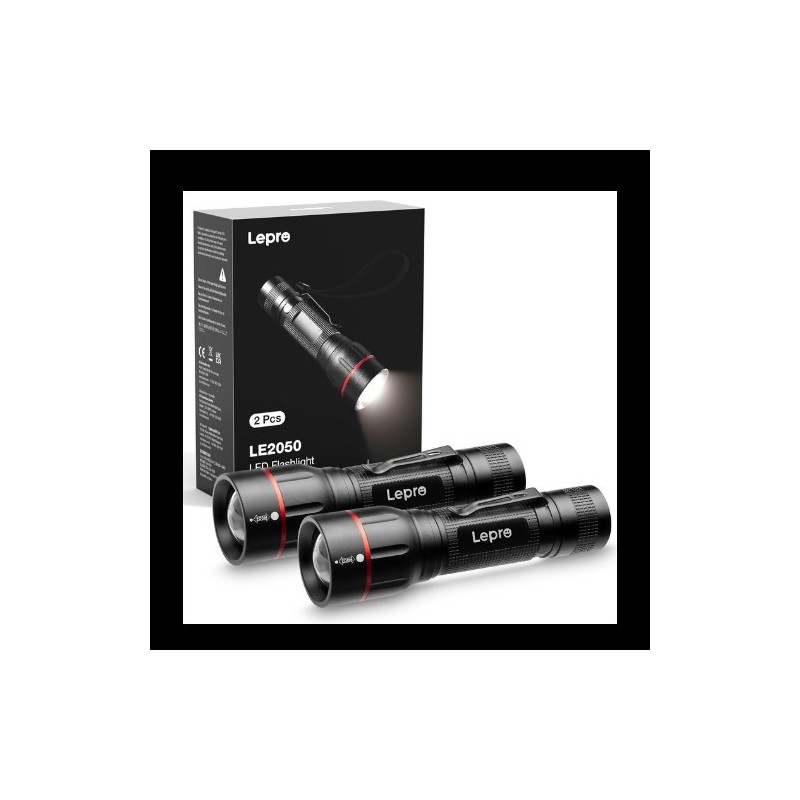 LINTERNA LED LEPRO 120028-2 PACK 2