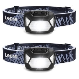 LINTERNA FRONTAL LED LEPRO 320015-2 PACK 2