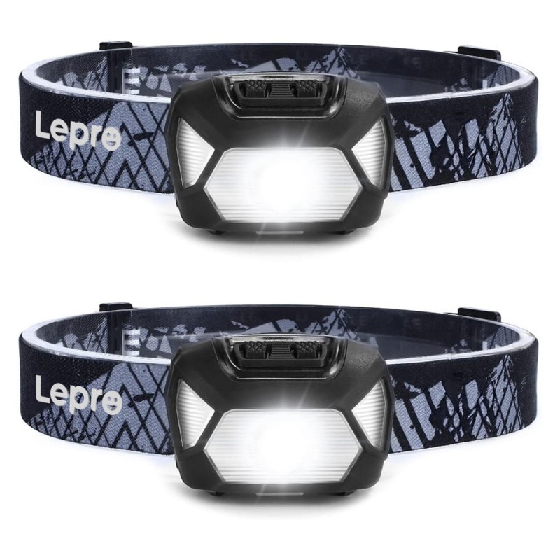 LINTERNA FRONTAL LED LEPRO 320015-2 PACK 2