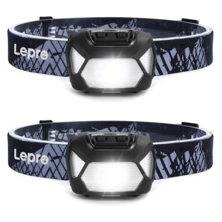 LINTERNA FRONTAL LED LEPRO 320015-2 PACK 2