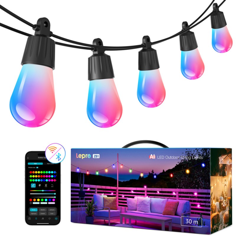 LUCES LED DE NAVIDAD LEPRO ZB1-30 AI 30M