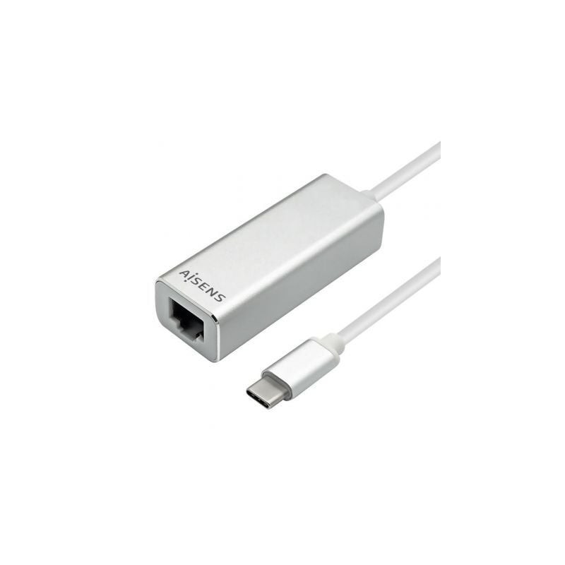 Adaptador USB Tipo-C - RJ45 Aisens A109-0341- 1000Mbps
