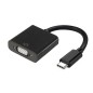Conversor USB Tipo-C Aisens A109-0347- USB Tipo-C - VGA Hembra- 15cm- Negro