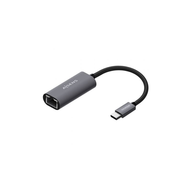 Adaptador USB Tipo-C - RJ45 Aisens A109-0709- 1000Mbps