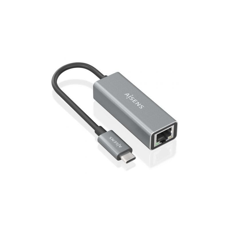 CONVERSOR AISENS USB3-1 GEN1 USB-C A ETHERNET GIGABIT GRIS 15CM