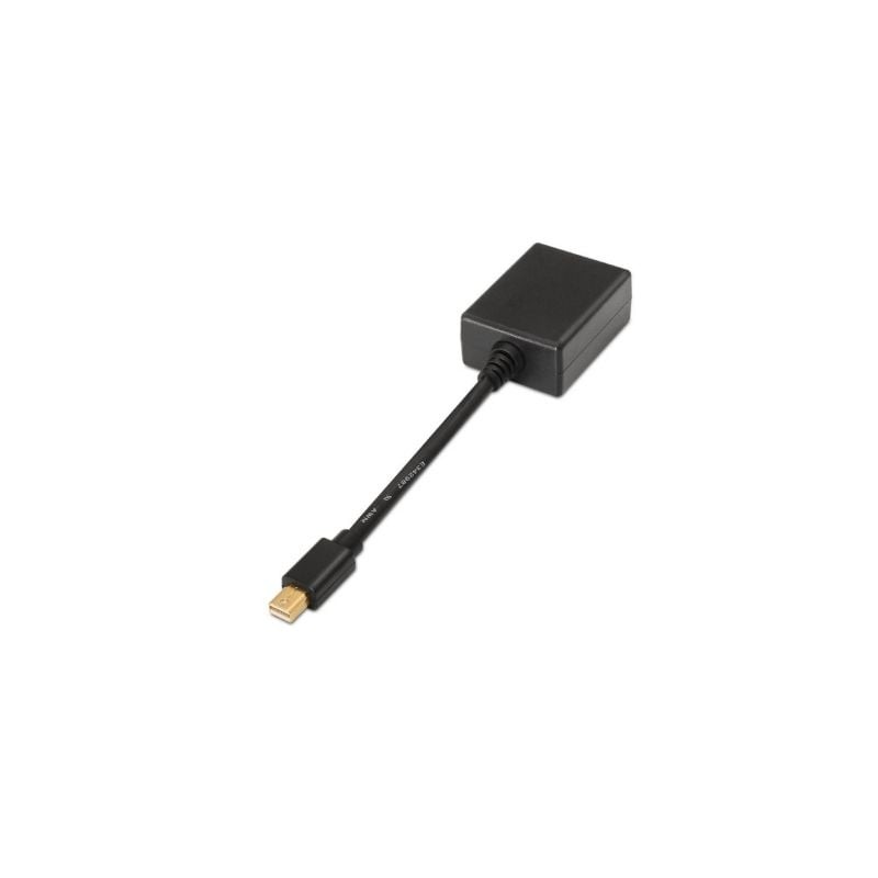 CONVERSOR AISENS MINI DISPLAYPORT A SVGA MDP-M-SVGA-H NEGRO 15CM