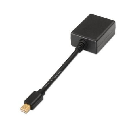 CONVERSOR AISENS MINI DISPLAYPORT A SVGA MDP-M-SVGA-H NEGRO 15CM